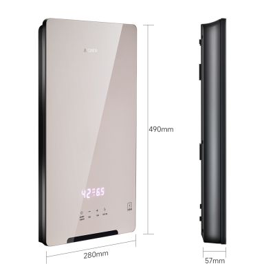 Aquecedor de água elétrico instantâneo inteligente para chuveiro em toda a casa