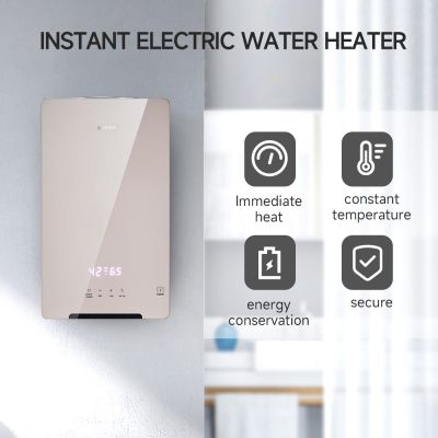 Aquecedor de água elétrico instantâneo inteligente para chuveiro em toda a casa