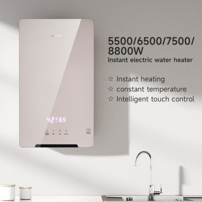 Aquecedor de água elétrico instantâneo inteligente para chuveiro em toda a casa