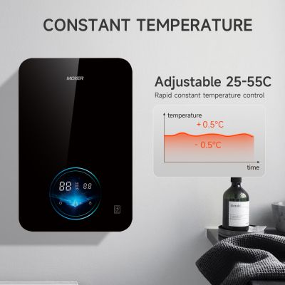 Aquecedor de água elétrico instantâneo de parede mais vendido para hotel