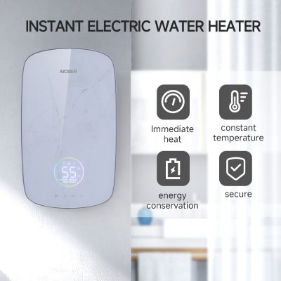 Aquecedor de água elétrico inteligente sem tanque para toda a casa