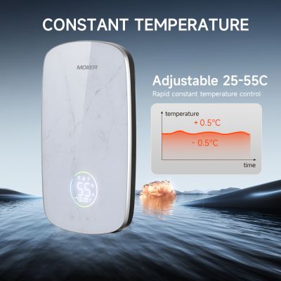 Aquecedor de água elétrico inteligente sem tanque para toda a casa