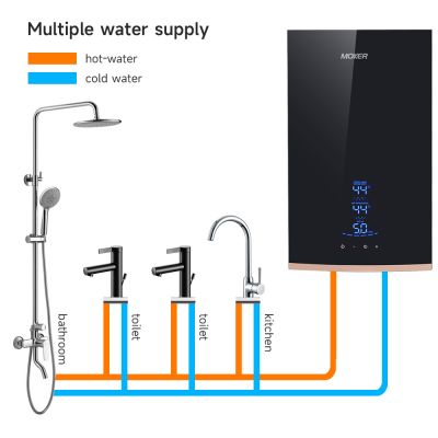 Fabricante de aquecedor de água elétrico inteligente sem tanque de 220 V
