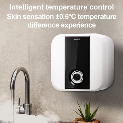 Mini aquecedor de água portátil instantâneo sem tanque para cozinha, com economia de energia.