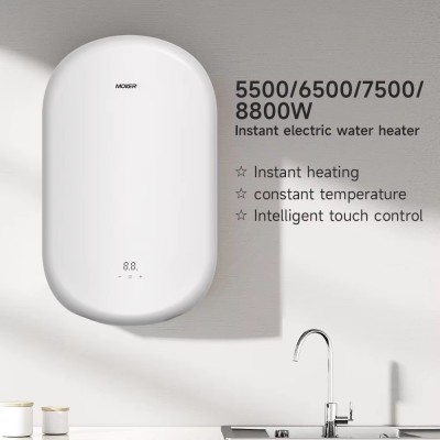Design de integração de diferentes aquecedores de água com estilos de decoração residencial
