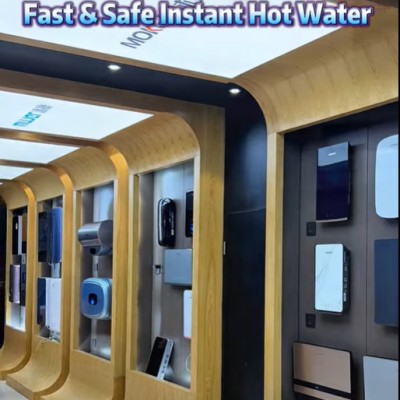 Água quente instantânea rápida e segura
