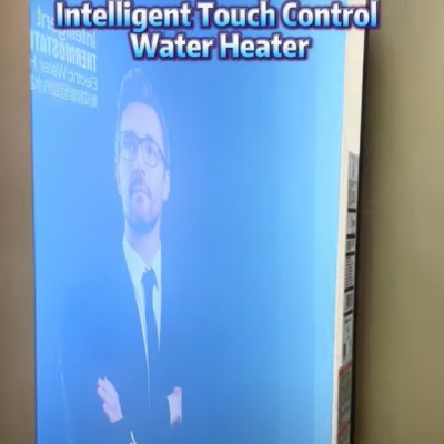 Aquecedor de água inteligente com controle por toque