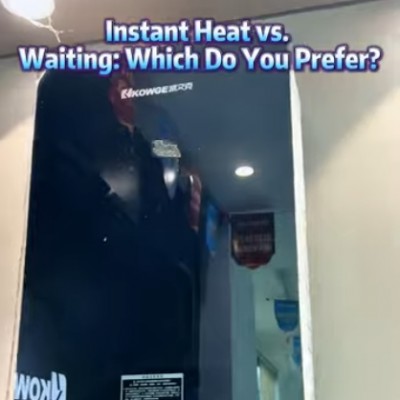 Aquecimento instantâneo ou espera: qual você prefere?